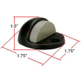 Satin Nickel Floor Mount Dome Door Stop