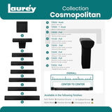Laurey Cosmopolitan 3-3/4-in (96mm) Center to Center Satin Nickel Rectangular Handle Drawer Pull