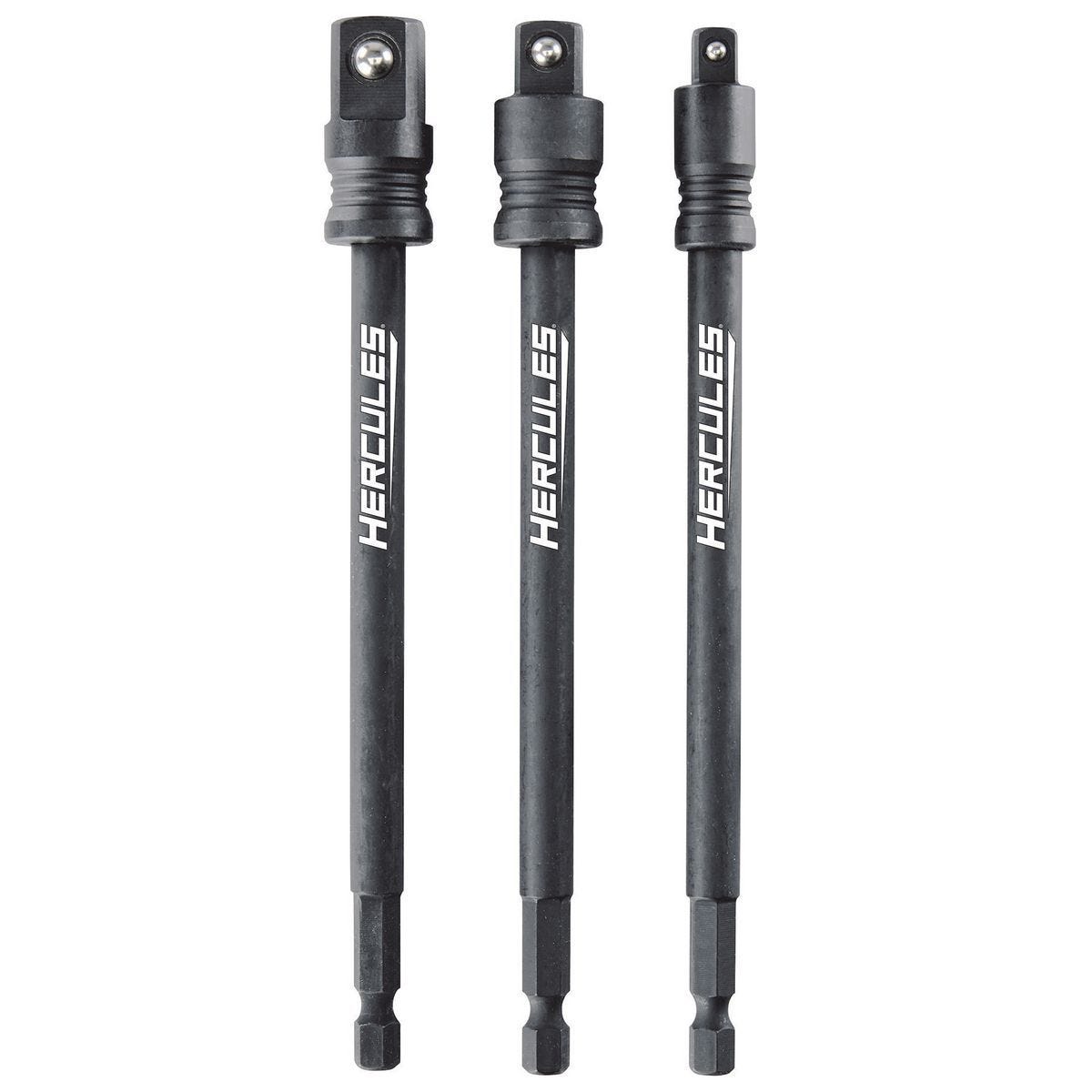 Hercules Impact Rated 6 in. Socket Adapter Set, 3 Pc.