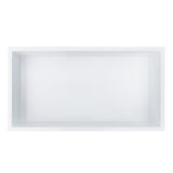 Showroom Series 12 in. x 24 in. Shower Niche in White - Super Arbor