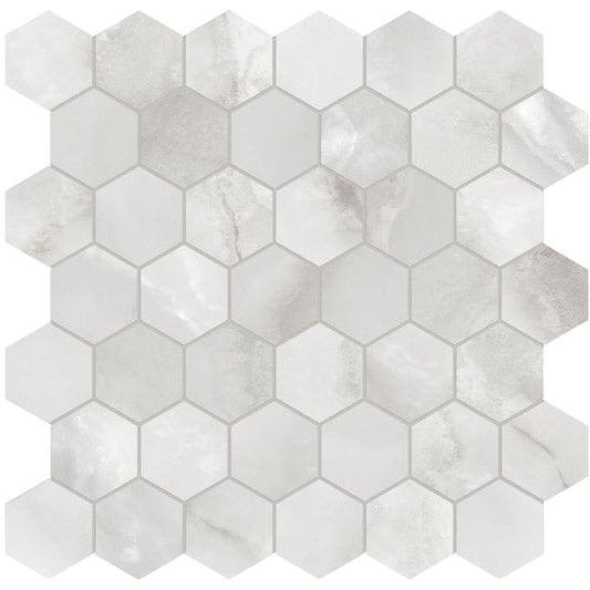 Anatolia Onyx Nuvolato 12-in x 12-in Honed Porcelain Mixed Pattern Marble Look Floor and Wall Tile (10-sq. ft/ Carton)