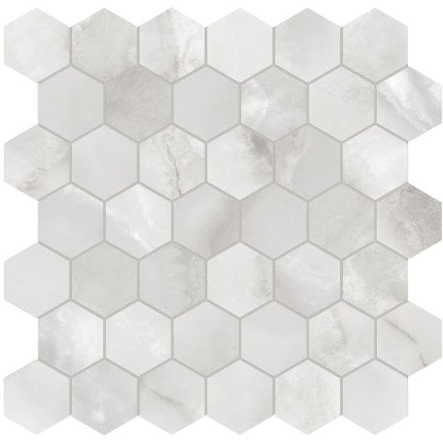 Anatolia Onyx Nuvolato 12-in x 12-in Honed Porcelain Mixed Pattern Marble Look Floor and Wall Tile (10-sq. ft/ Carton)