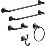 Delta Ashlyn Double Towel Hook, Rubbed Bronze II, Wall-Mount (4.95 in H x 4.29 in D)