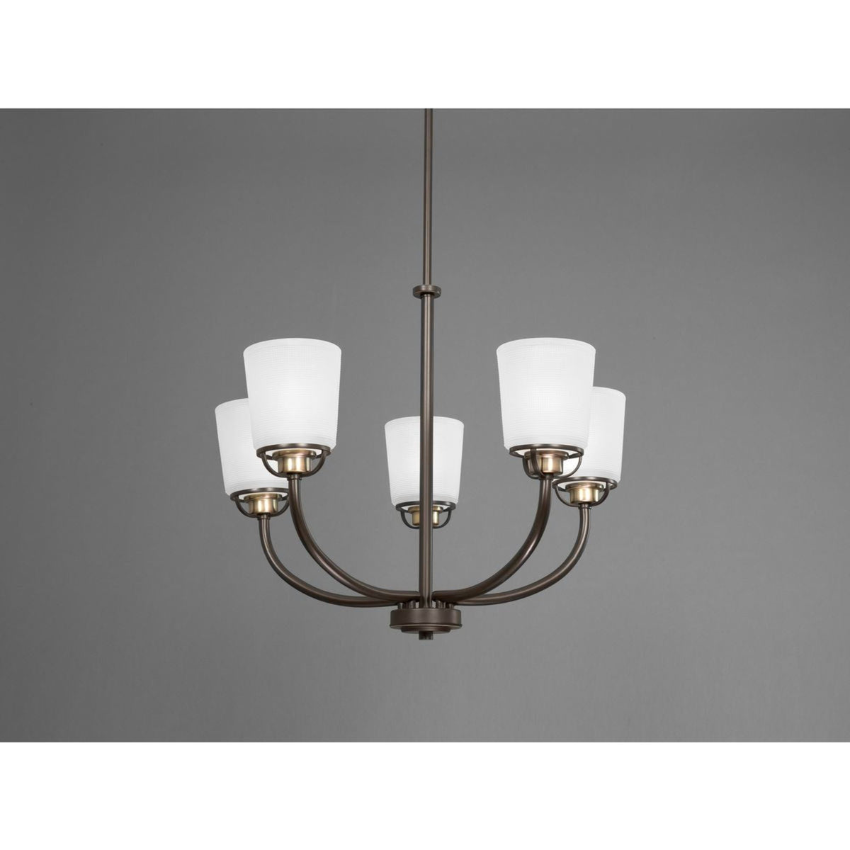 Progress Lighting West Village 5-Light Antique Bronze Transitional Chandelier