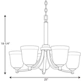 Progress Lighting Topsail 5-Light Antique Bronze Coastal Chandelier