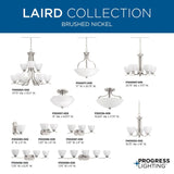 Progress Lighting Laird 5-Light Brushed Nickel Traditional Chandelier