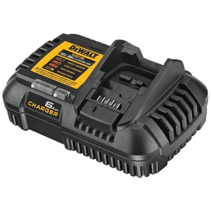 FLEXVOLT 20V/60V MAX Lithium-Ion 6.0Ah Battery Pack with 6 Amp Output Charger
