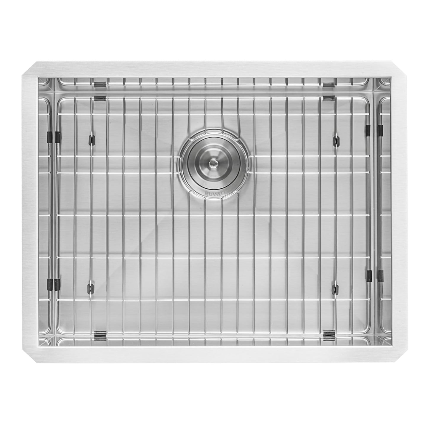 Ruvati Stainless Steel Undermount Laundry Sink with Drain - 21" x 18"