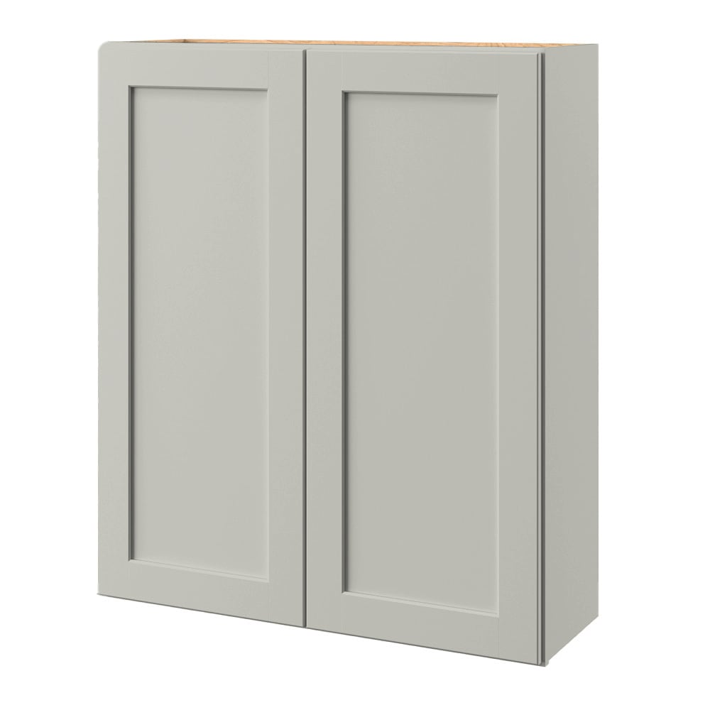 allen + roth Stonewall 36-in W x 39-in H x 12-in D Stone Wall Fully Assembled Cabinet (Flat Panel Shaker Door Style)