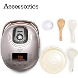 5 Qt. Champagne Electric Multi-Cooker with Ceramic Pot