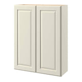 allen + roth Pattingham 33-in W x 39-in H x 12-in D Harbor Wall Fully Assembled Cabinet (Raised Panel Square Door Style)
