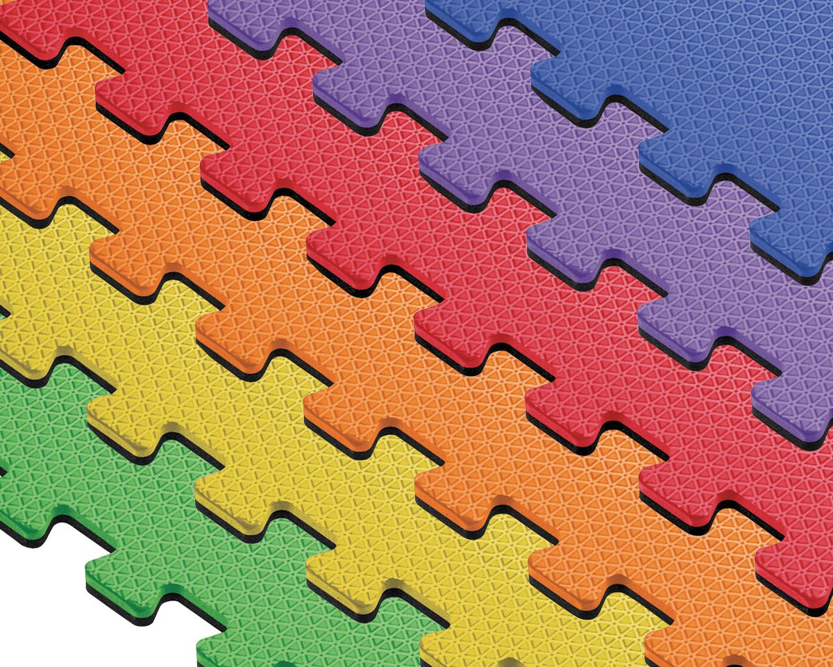 Norsk 24-in W x 24-in L x 0.5-in T Interlocking Foam Gym Floor Tile (24-sq ft) (6-Pack)