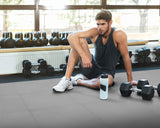 Norsk 18.3-in W x 18.3-in L x 0.25-in T Interlocking Flexible PVC Gym Floor Tile (13.95-sq ft) (6-Pack)
