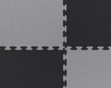 Norsk 18.3-in W x 18.3-in L x 0.25-in T Interlocking Flexible PVC Gym Floor Tile (13.95-sq ft) (6-Pack)