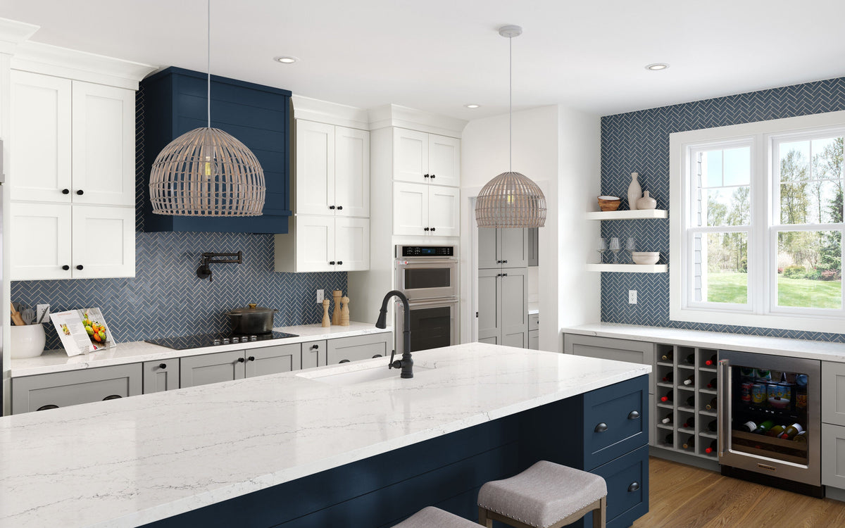allen + roth Aveley 15-in W x 42.125-in H x 12-in D Linen Wall Fully Assembled Cabinet (Flat Panel Shaker Door Style)
