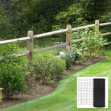 Bybafun 50-ft x 4-ft 17-Gauge Black PVC Coated Steel Welded Wire Rolled Fencing with Mesh Size 1/2-in x 1/2-in