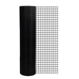 Bybafun 50-ft x 4-ft 17-Gauge Black PVC Coated Steel Welded Wire Rolled Fencing with Mesh Size 1/2-in x 1/2-in