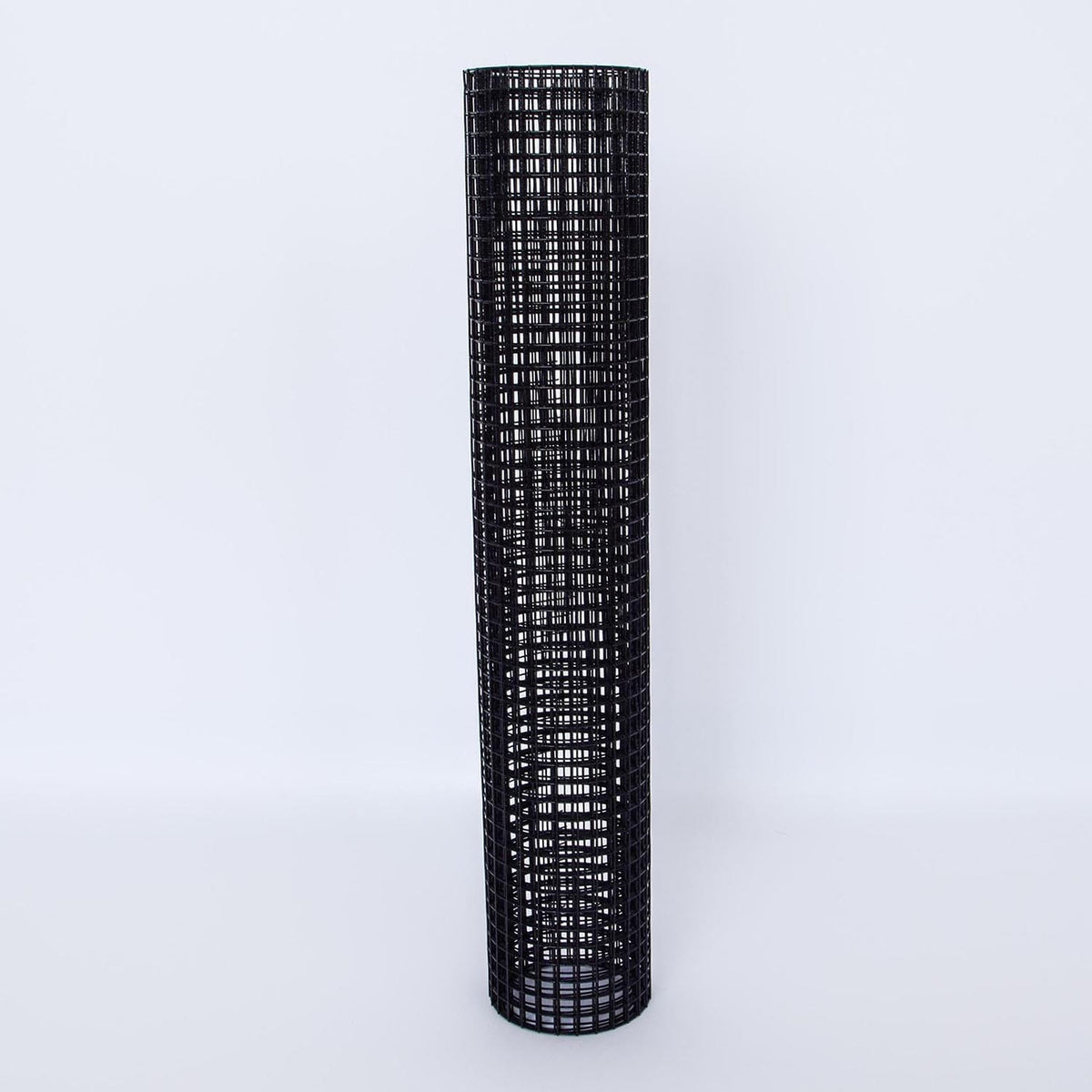 Bybafun 50-ft x 4-ft 17-Gauge Black PVC Coated Steel Welded Wire Rolled Fencing with Mesh Size 1/2-in x 1/2-in