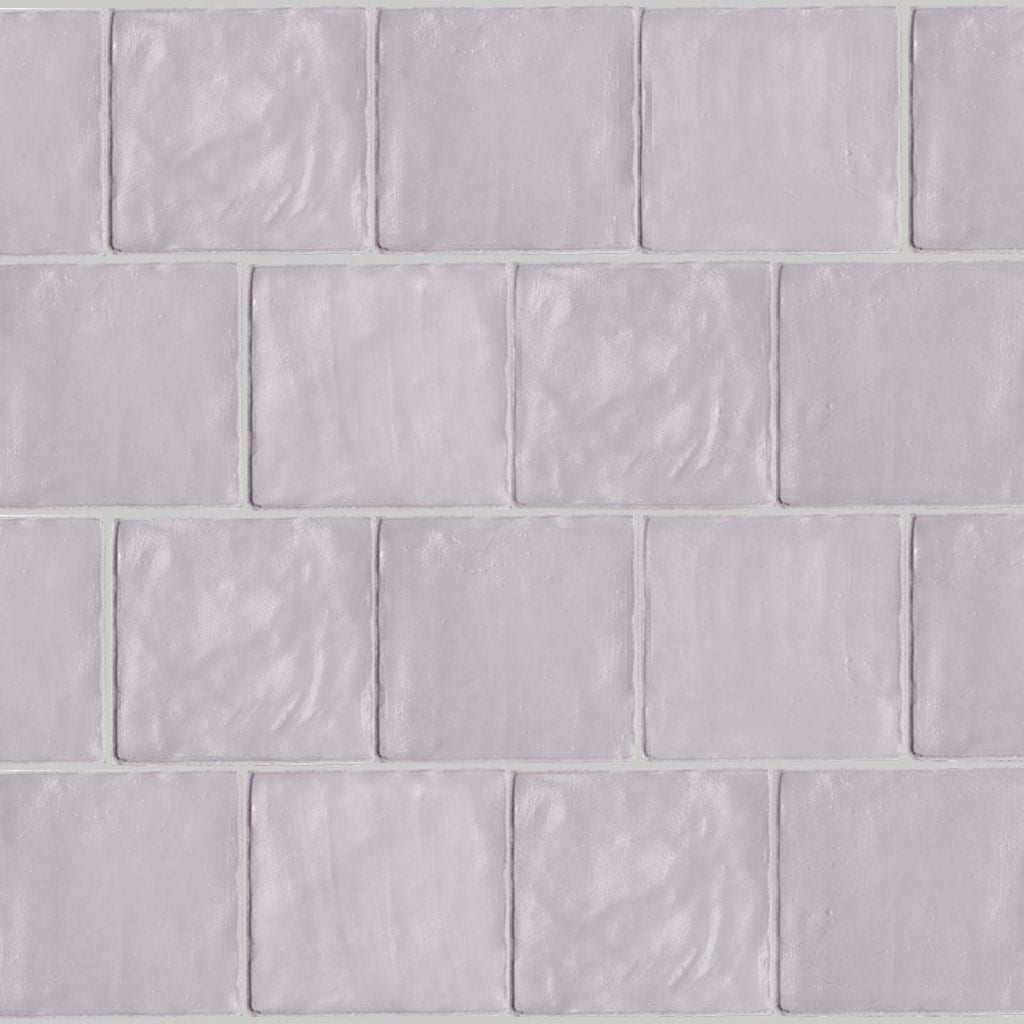 Apollo Tile Duchess White 4-in x 4-in Glossy Ceramic Patterned Wall Tile product image
