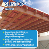 SUNTOP Suntop Horiz Plastic Closure Strip, 6-Pack, 24 in Length
