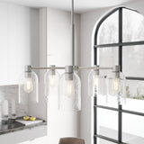 Hunter Lochemeade 5-Light Brushed Nickel Transitional Led Chandelier