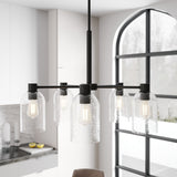 Hunter Lochemeade 5-Light Matte Gray Transitional Led Chandelier