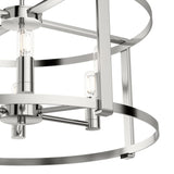 Hunter Astwood 6-Light Polished Nickel Transitional Led Chandelier