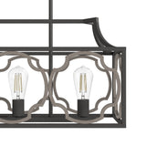 Hunter Stone Creek 5-Light Matte Bronze Transitional Led Bare Bulb Chandelier