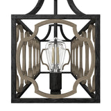 Hunter Stone Creek 5-Light Matte Black Transitional Led Bare Bulb Chandelier