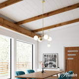 Hunter Hepburn 4-Light Matte Glam Led Chandelier
