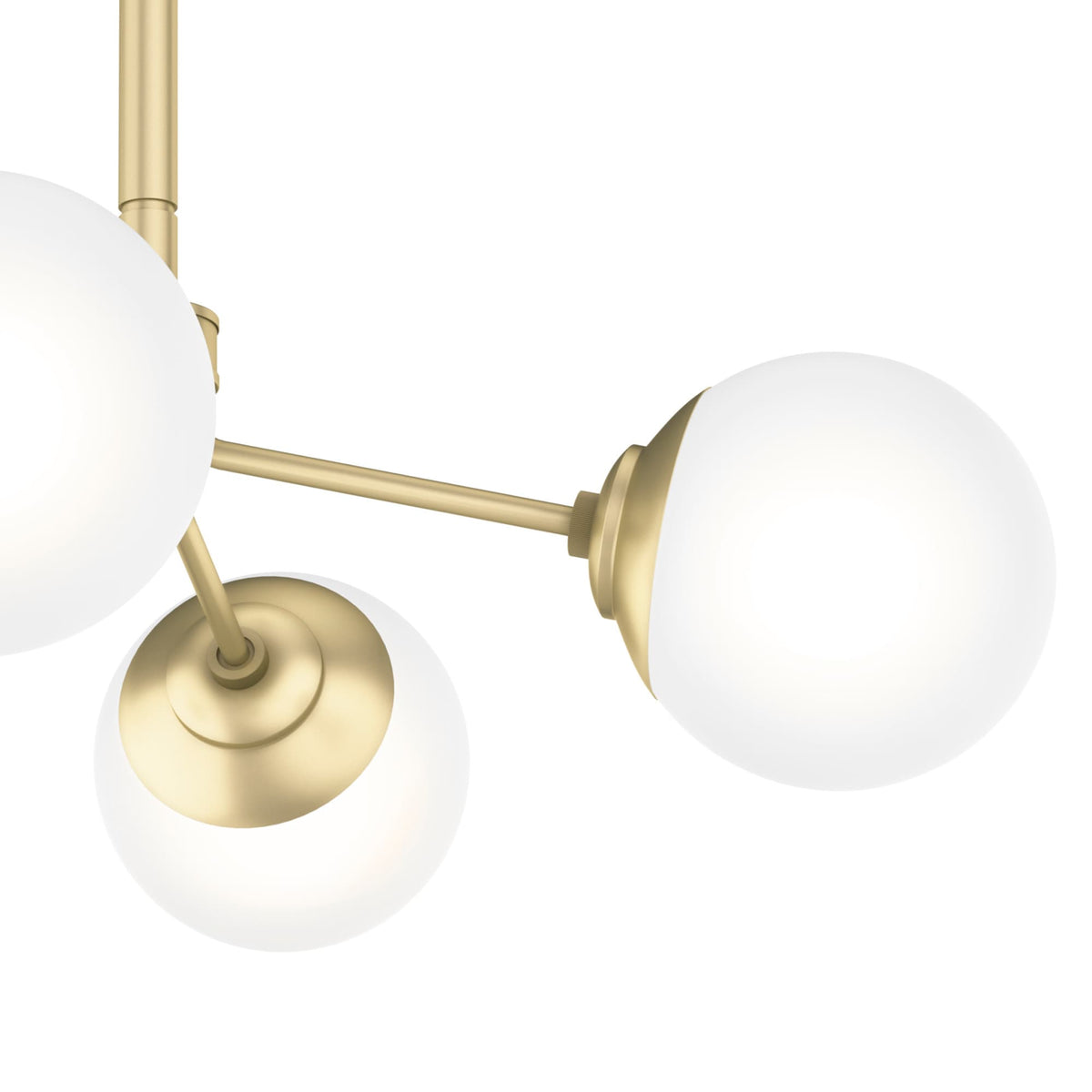 Hunter Hepburn 4-Light Matte Glam Led Chandelier
