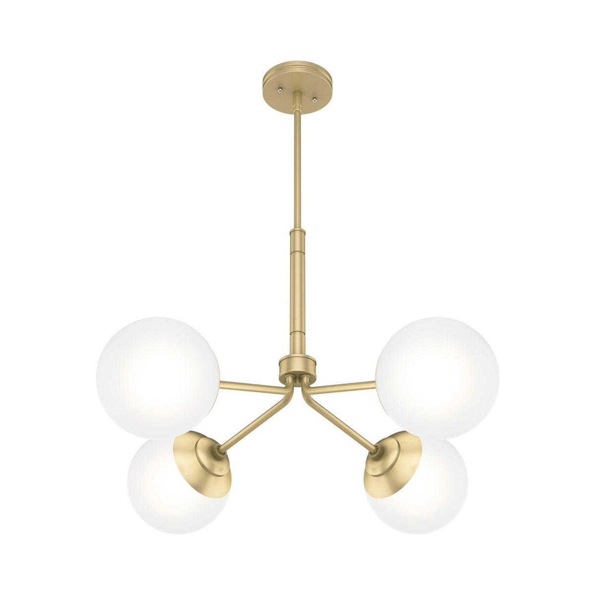 Hunter Hepburn 4-Light Matte Glam Led Chandelier