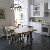 Hunter Starklake 6-Light Matte Bronze Industrial Led Cage Chandelier