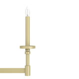 Hunter Briargrove 8-Light Matte Vintage Led Chandelier