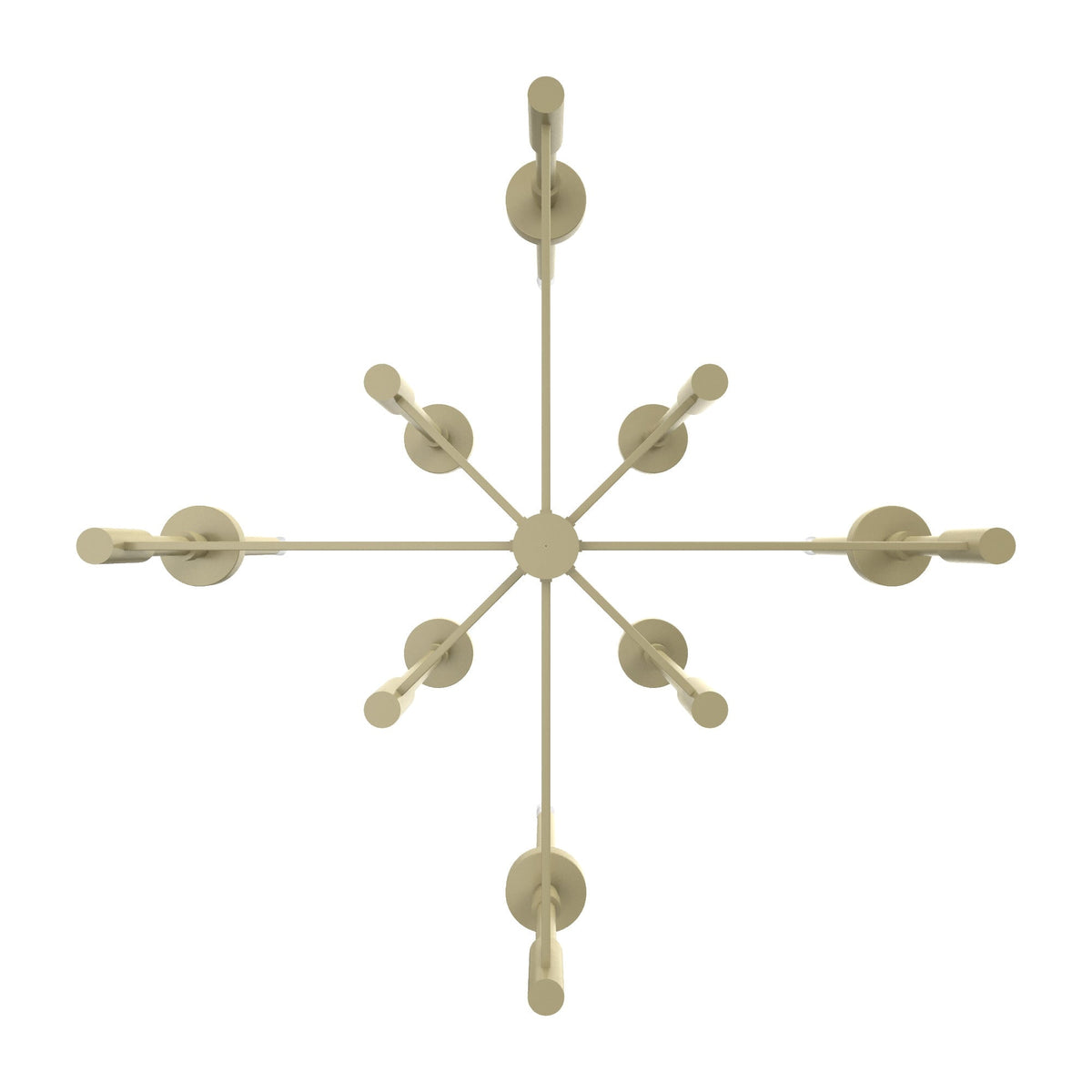 Hunter Briargrove 8-Light Matte Vintage Led Chandelier