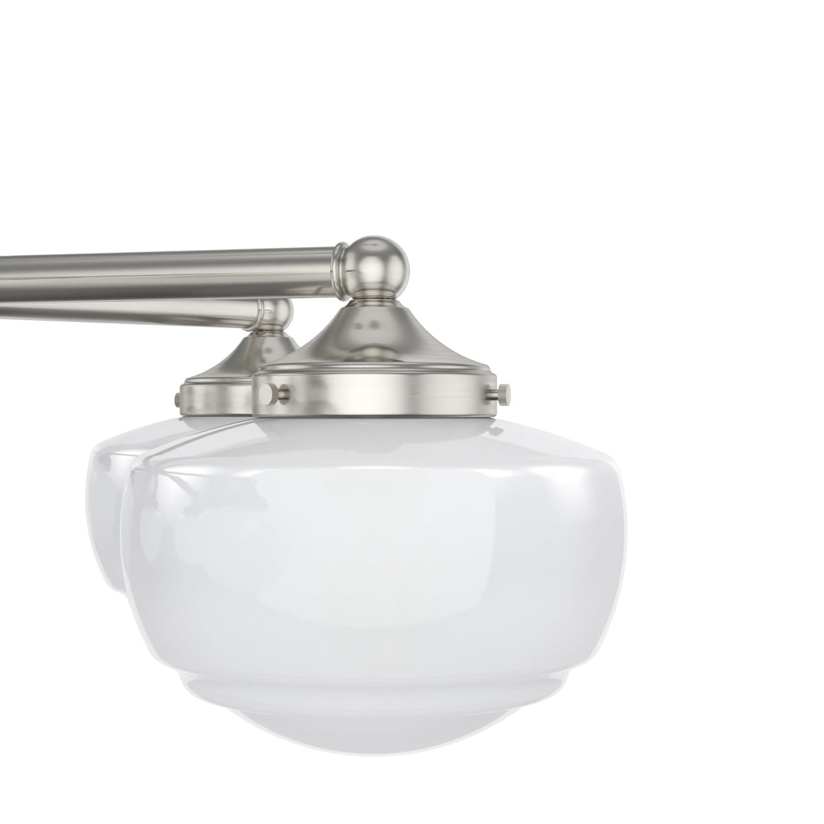 Hunter Saddle Creek 6-Light Brushed Nickel Transitional Led Chandelier