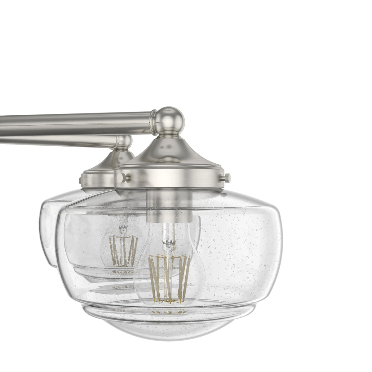 Hunter Saddle Creek 6-Light Brushed Nickel Transitional Led Chandelier