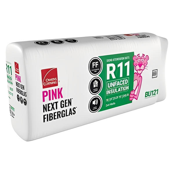 Owens Corning R-11 Un-Faced Fiberglass Insulation Batts - All Sizes