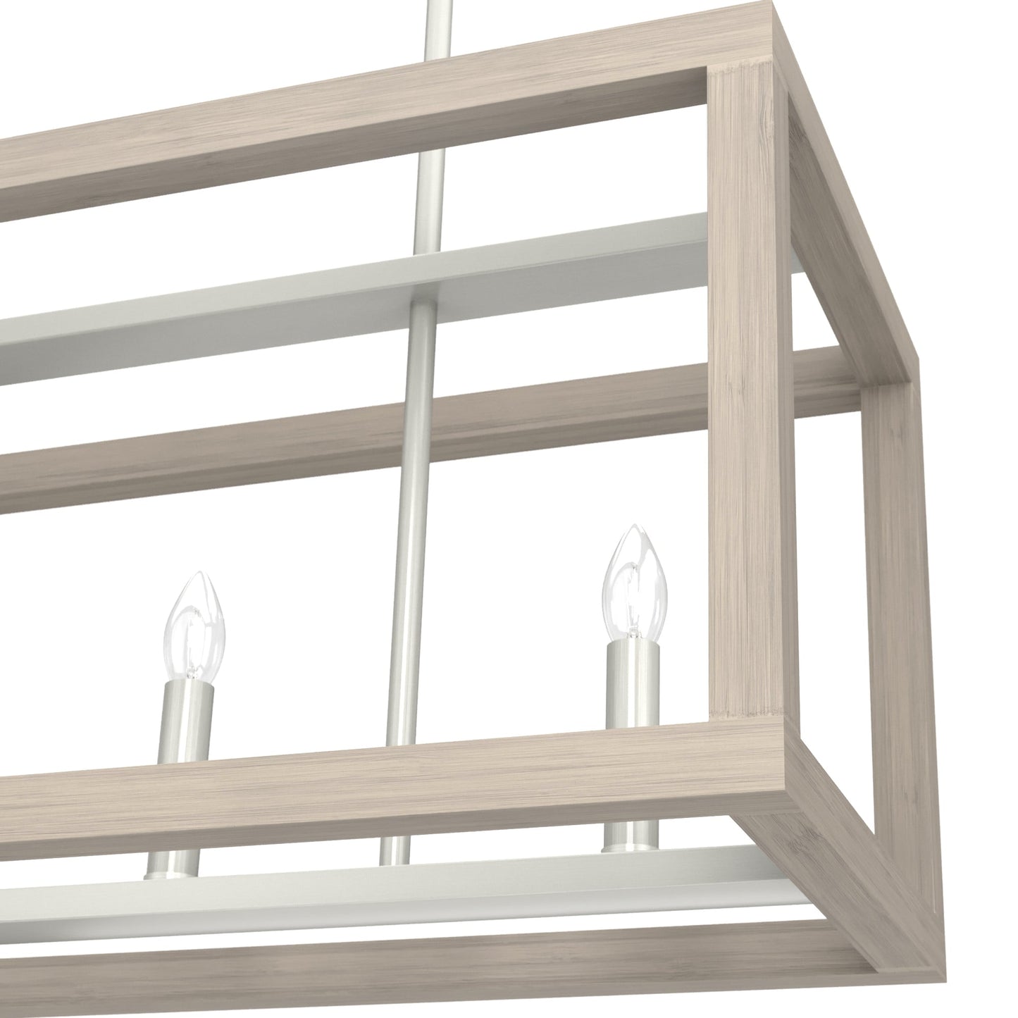 Hunter Squire Manor 5-Light Brushed Nickel Modern/Contemporary Led Chandelier
