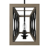 Hunter Gablecrest 4-Light Matte Black Transitional Led Chandelier