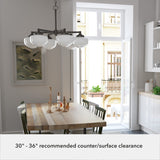 Hunter Saddle Creek 6-Light Satin Bronze Transitional Led Chandelier