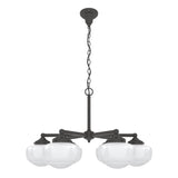 Hunter Saddle Creek 6-Light Satin Bronze Transitional Led Chandelier