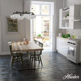 Hunter Saddle Creek 6-Light Satin Bronze Transitional Led Chandelier