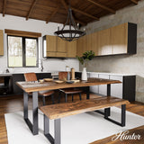 Hunter Perch Point 5-Light Satin Bronze Transitional Led Chandelier