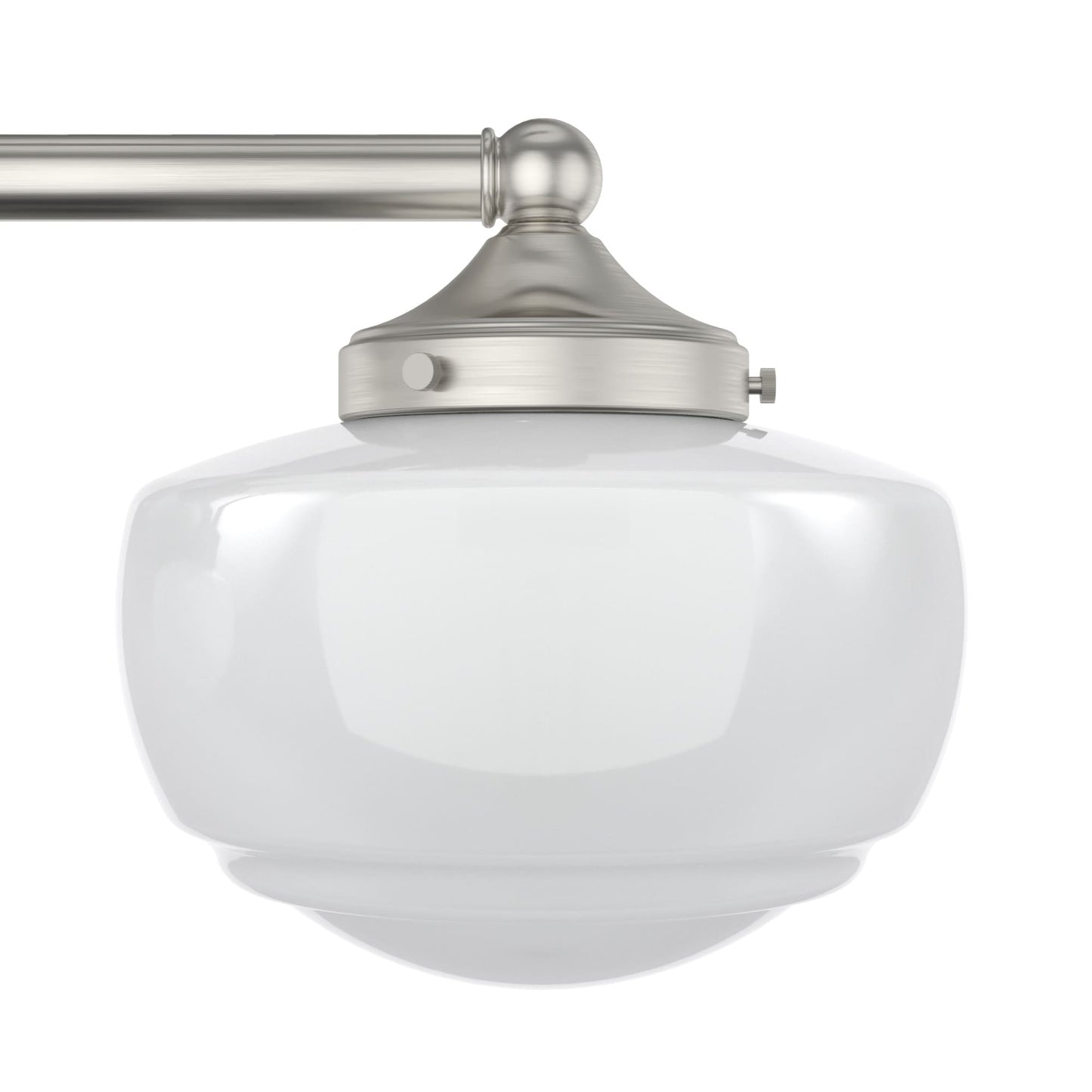 Hunter Saddle Creek 3-Light Brushed Nickel Transitional Led Chandelier
