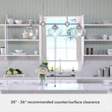 Hunter Saddle Creek 3-Light Brushed Nickel Transitional Led Chandelier