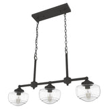 Hunter Saddle Creek 3-Light Satin Bronze Transitional Led Chandelier