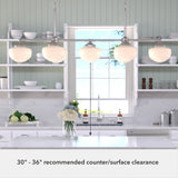 Hunter Saddle Creek 7-Light Brushed Nickel Transitional Led Chandelier