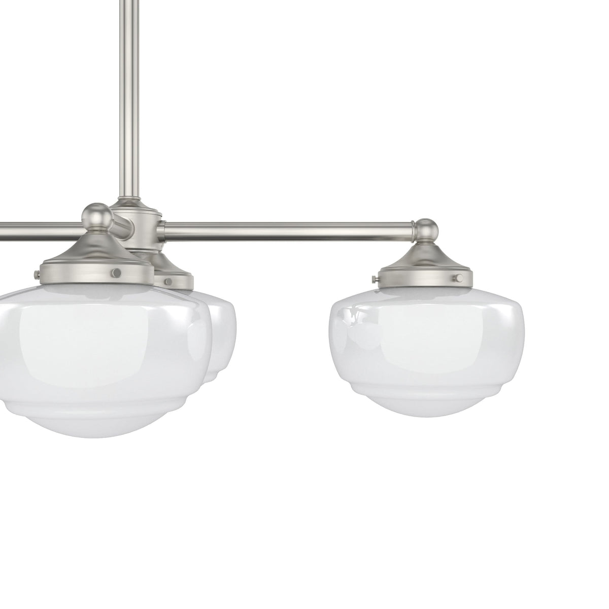 Hunter Saddle Creek 7-Light Brushed Nickel Transitional Led Chandelier