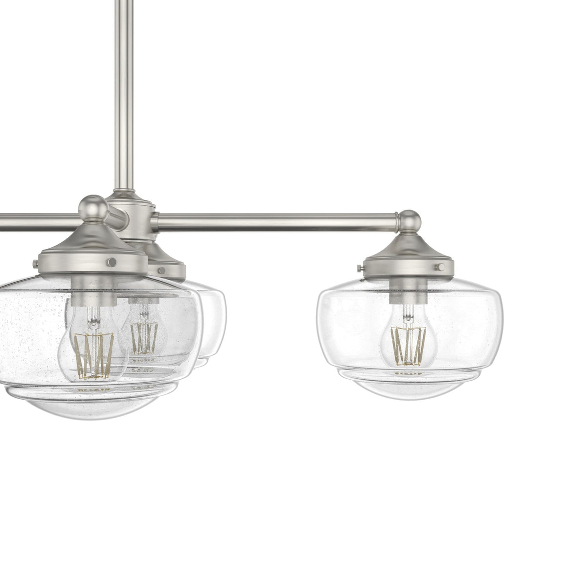 Hunter Saddle Creek 7-Light Brushed Nickel Transitional Led Chandelier